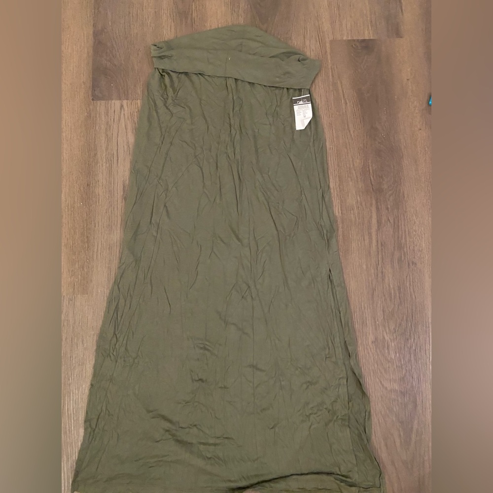 Rue21 Forest Green Maxi Skirt